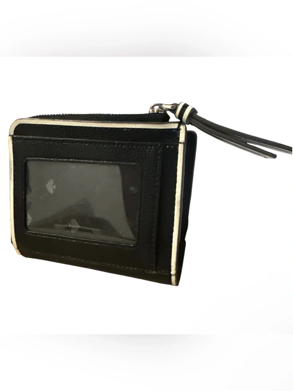 Kate Spade New York Patterson Drive Painted Edge Small L-Zip Bifold Wallet